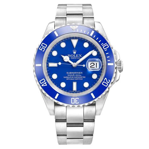 rolex submariner date 116619|Rolex Submariner Date watch: 18 ct white gold .